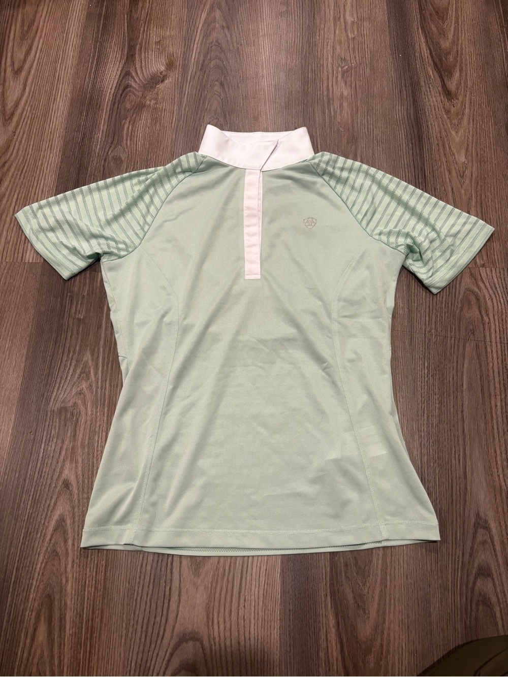 Ariat Pro Series Women’s Riding Show Shirt Mint Green Size S